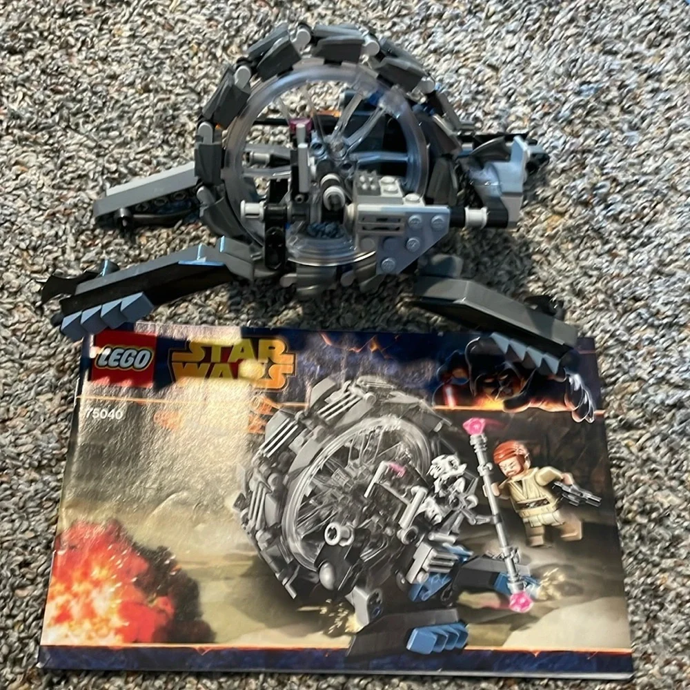LEGO Star Wars 75040 General Grievous' Wheel Bike incomplete